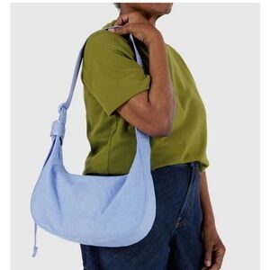 Medium crescent bag NWT French blue